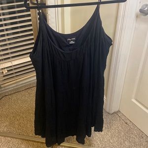 Black spaghetti strap Sun dress